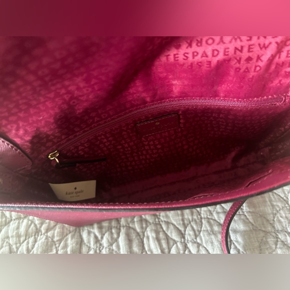 Kate Spade Burgundy Crossbody Bag - Picture 3 of 6